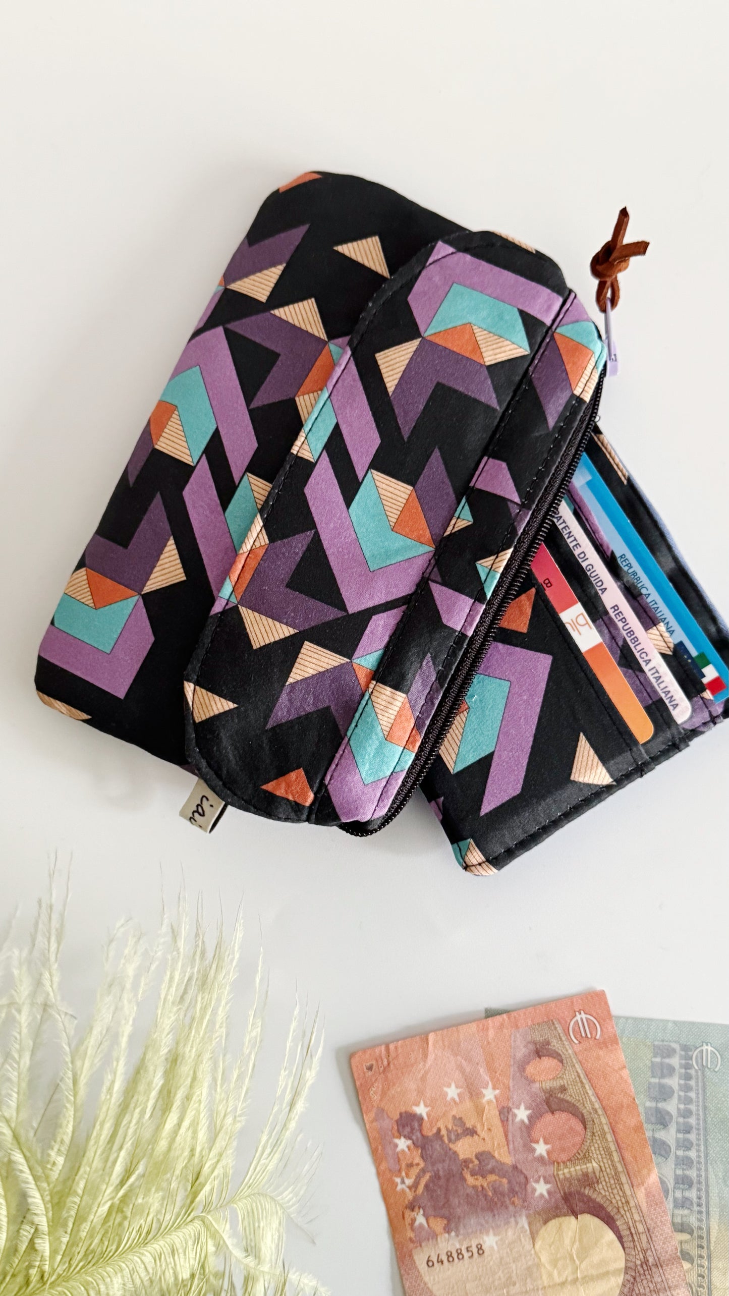 Pocket Pochette con tasca (Mini) - Tangram