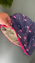 Carica l'immagine nel visualizzatore di Gallery, Gocce Pochette Maxi (idrorepellente) - Fenicotteri