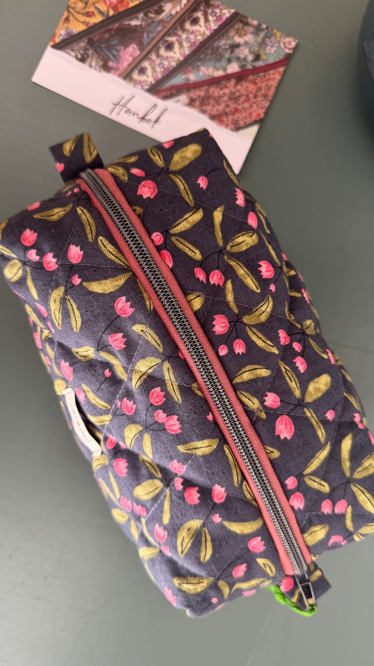 Cubotto trapuntato - Boccioli Rosa (Hanbok)