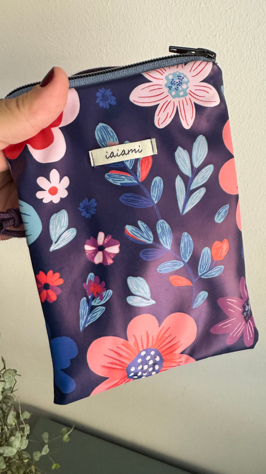 Porta cellulare Gocce (idrorepellente) - Fiori