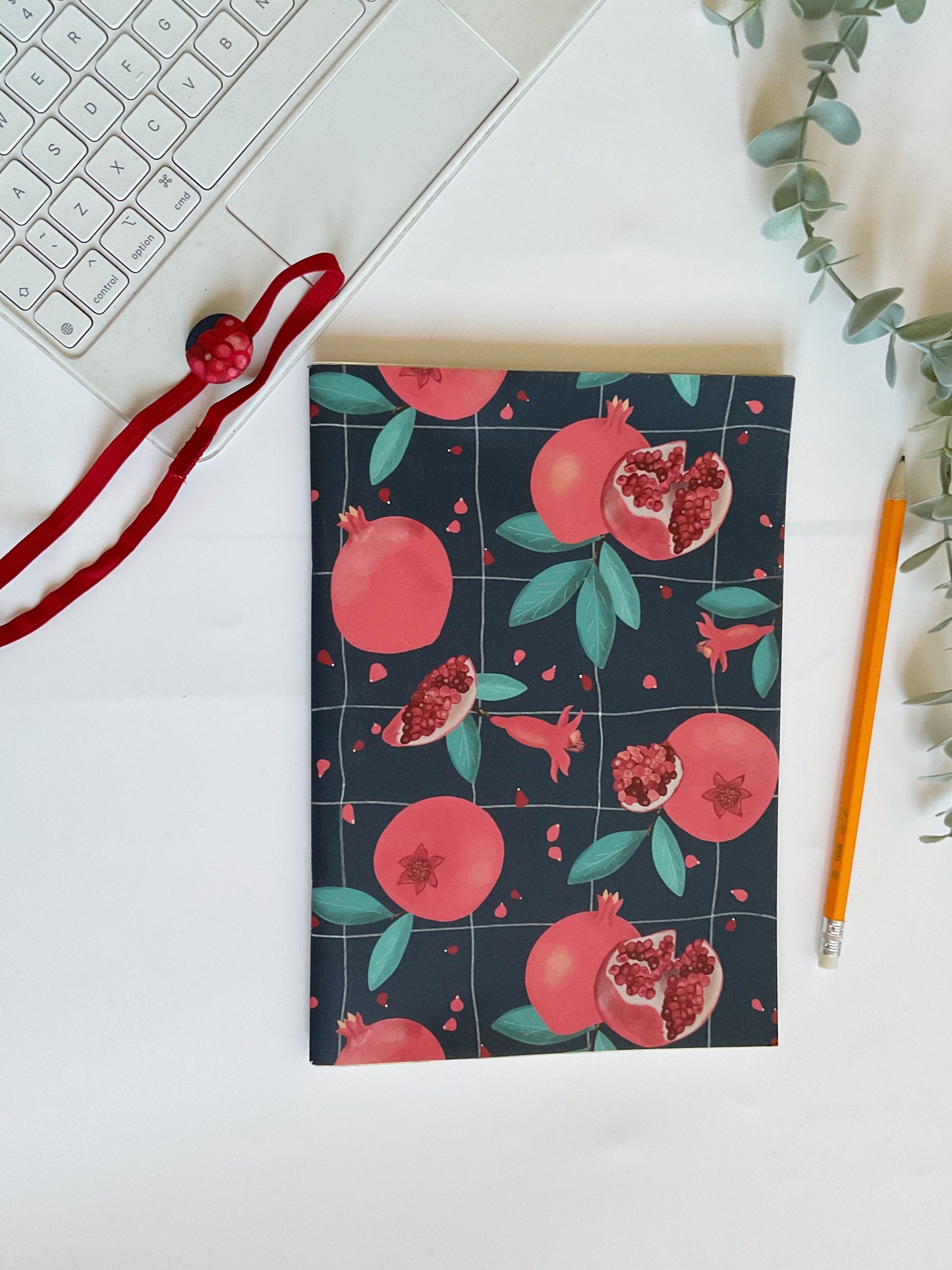 Quaderno Maxi + Segnalibro (Melograno)