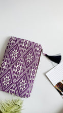 Load image into Gallery viewer, Pochette Midi - Geometrica viola