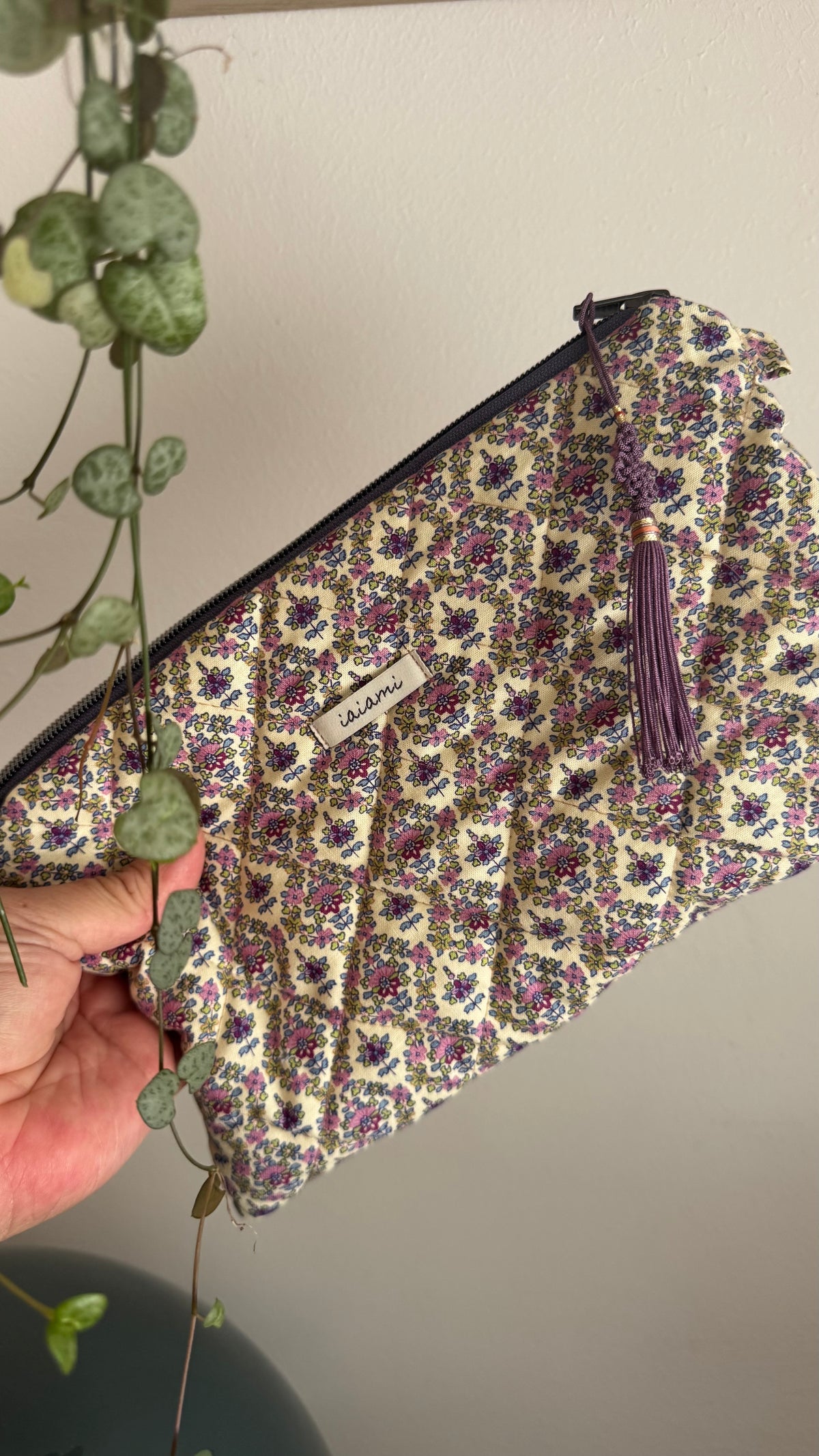 Pochette trapuntata Maxi - Bom con Maedeup nodino coreano(Hanbok)