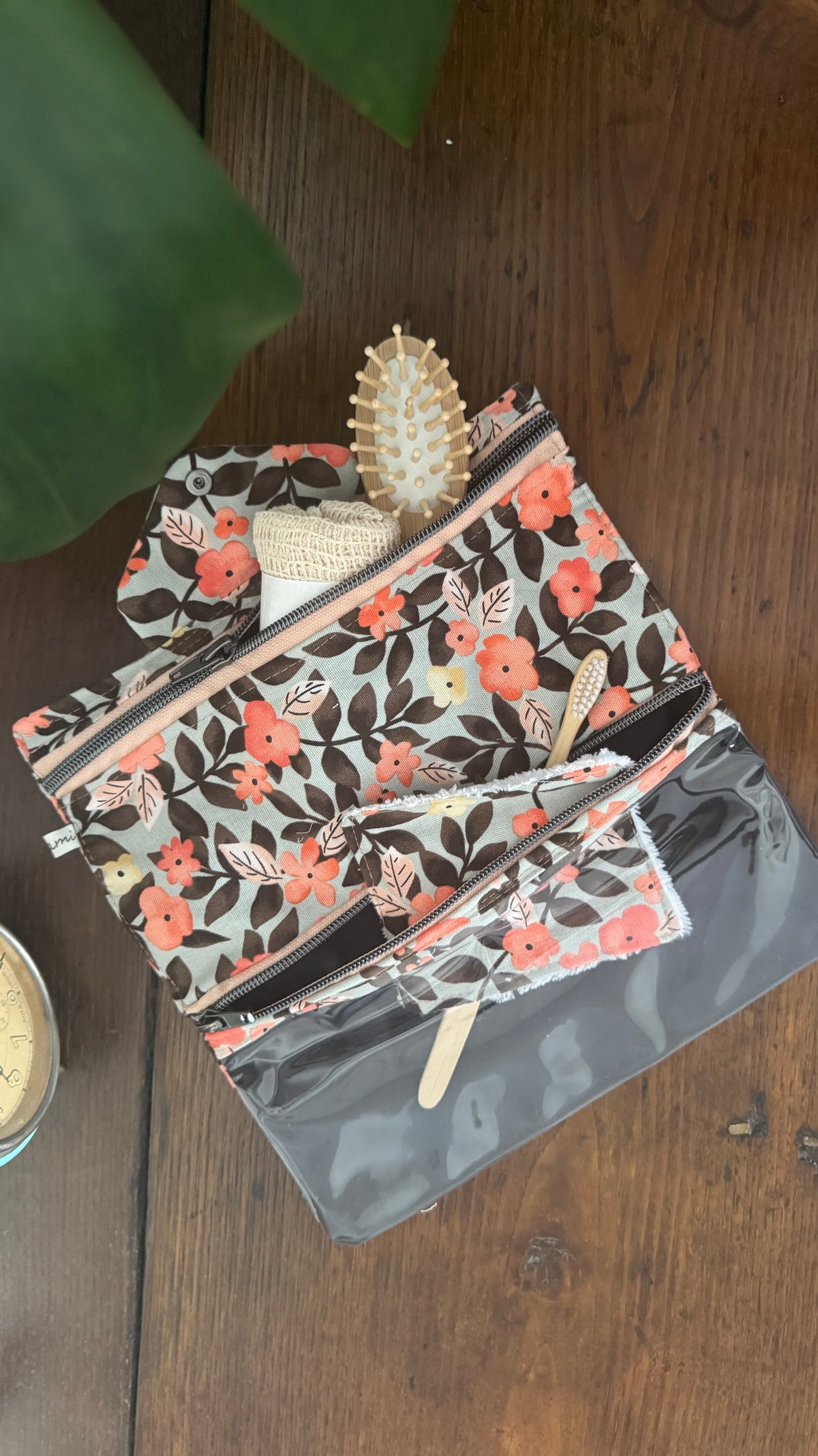 Beauty Burrito - Fiori Arancioni Grey (Hanbok)