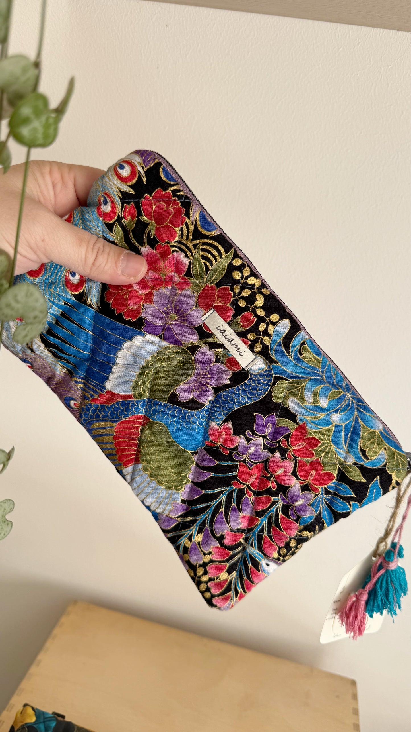 Pochette trapuntata - Pavone 2 (Nippori)