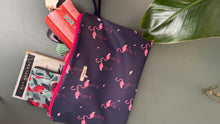 Carica l'immagine nel visualizzatore di Gallery, Gocce pochette Media (idrorepellente) - Fenicotteri