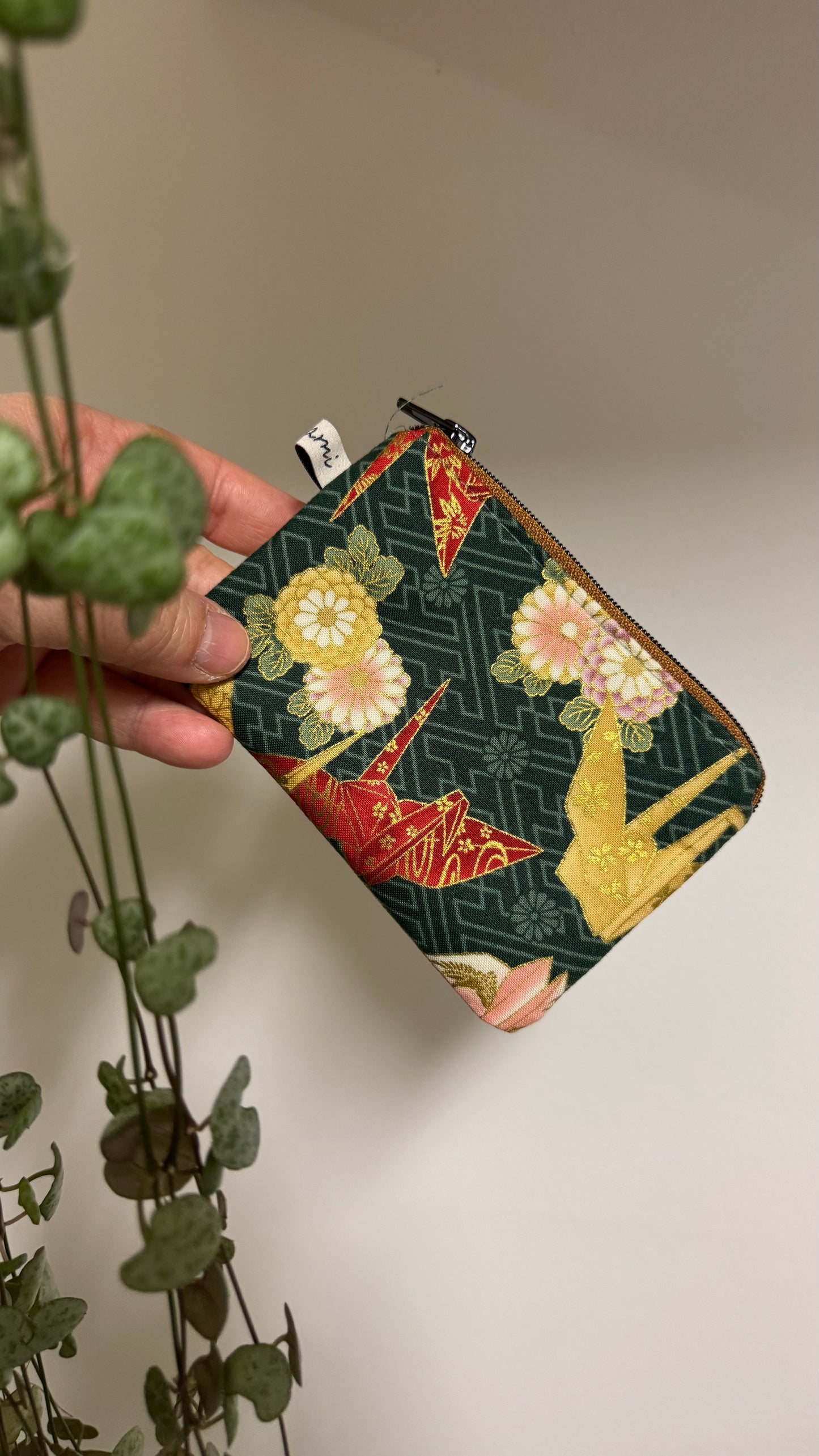 Porta Tessere/Porta Monete - Origami Verde (Nippori)