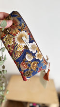 Carica l'immagine nel visualizzatore di Gallery, Astuccio trapuntato (Porta occhiali) - Blue Airone (Nippori)