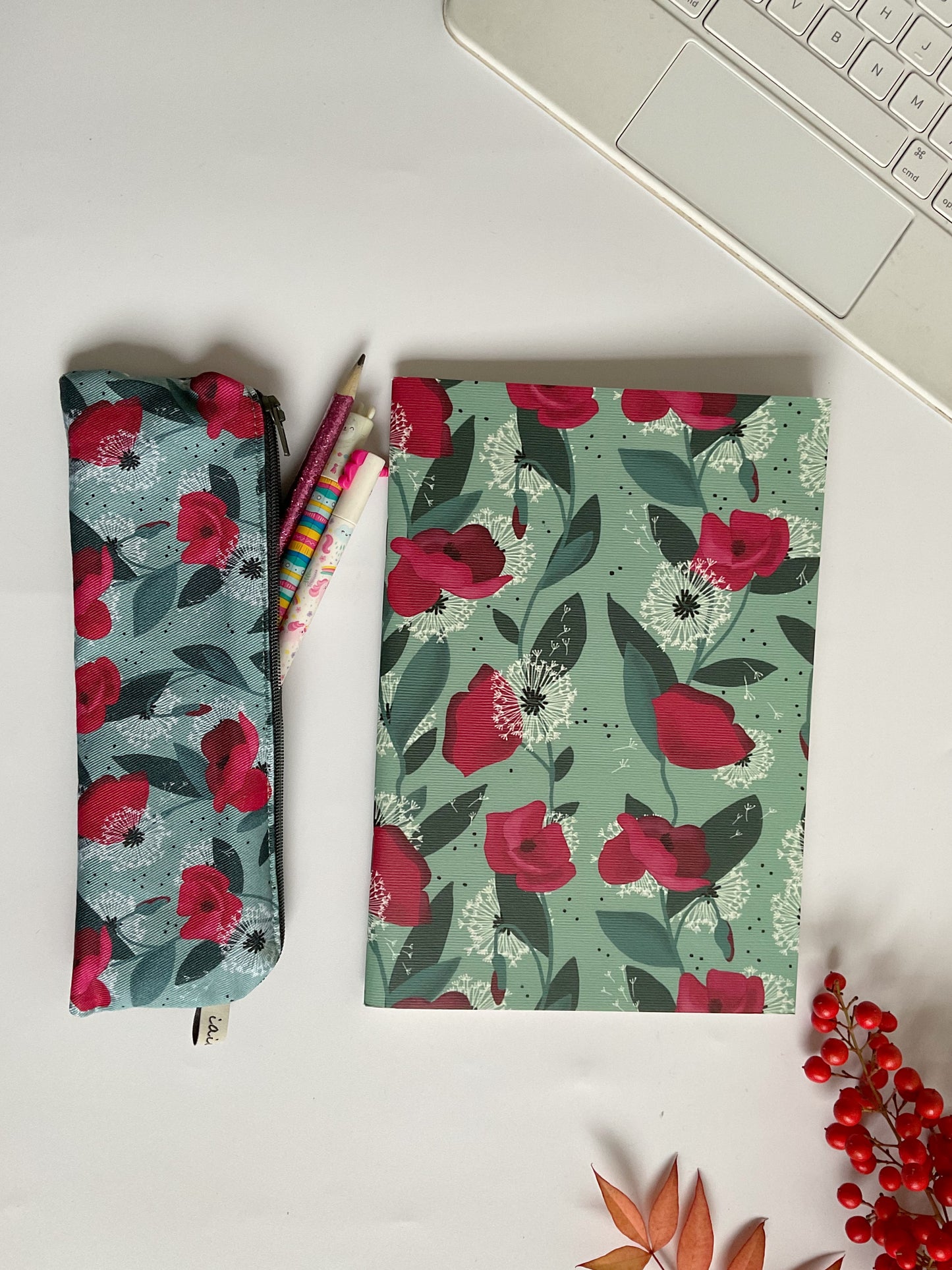 Quaderno A5 - Papaveri e Soffioni