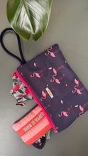 Carica l'immagine nel visualizzatore di Gallery, Gocce pochette Mini (idrorepellente) - Fenicotteri