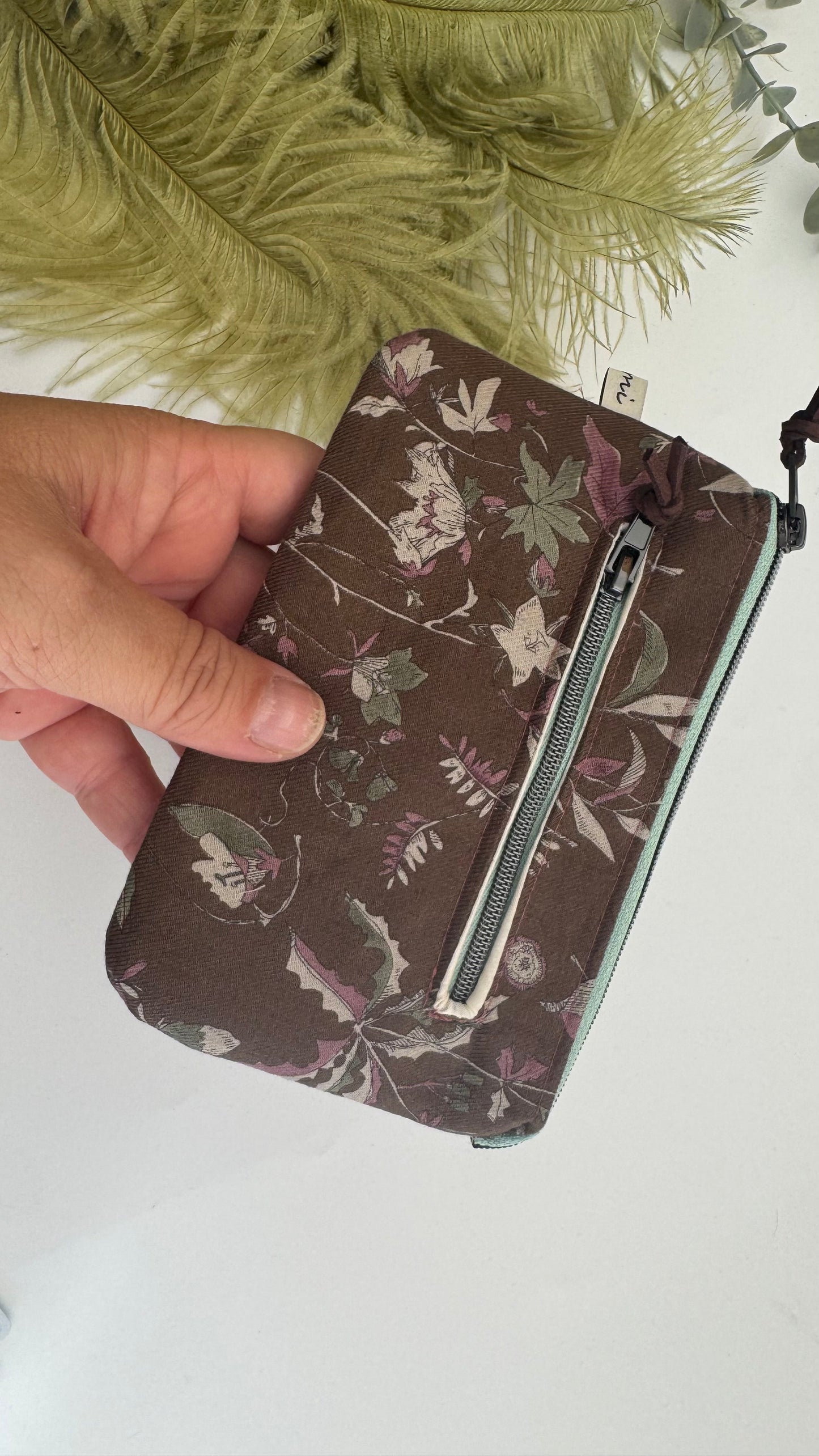 Pocket Pochette con tasca (Mini) - Brown (Nippori)