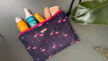 Carica l'immagine nel visualizzatore di Gallery, Gocce pochette Media (idrorepellente) - Fenicotteri