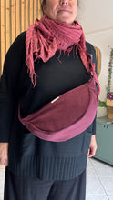 Carica l'immagine nel visualizzatore di Gallery, Moon Bag - Bordeaux/Airone (Nippori)