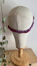 Load image into Gallery viewer, Nuvola (sleep mask) - Fucsia & Violetto (Stripes)