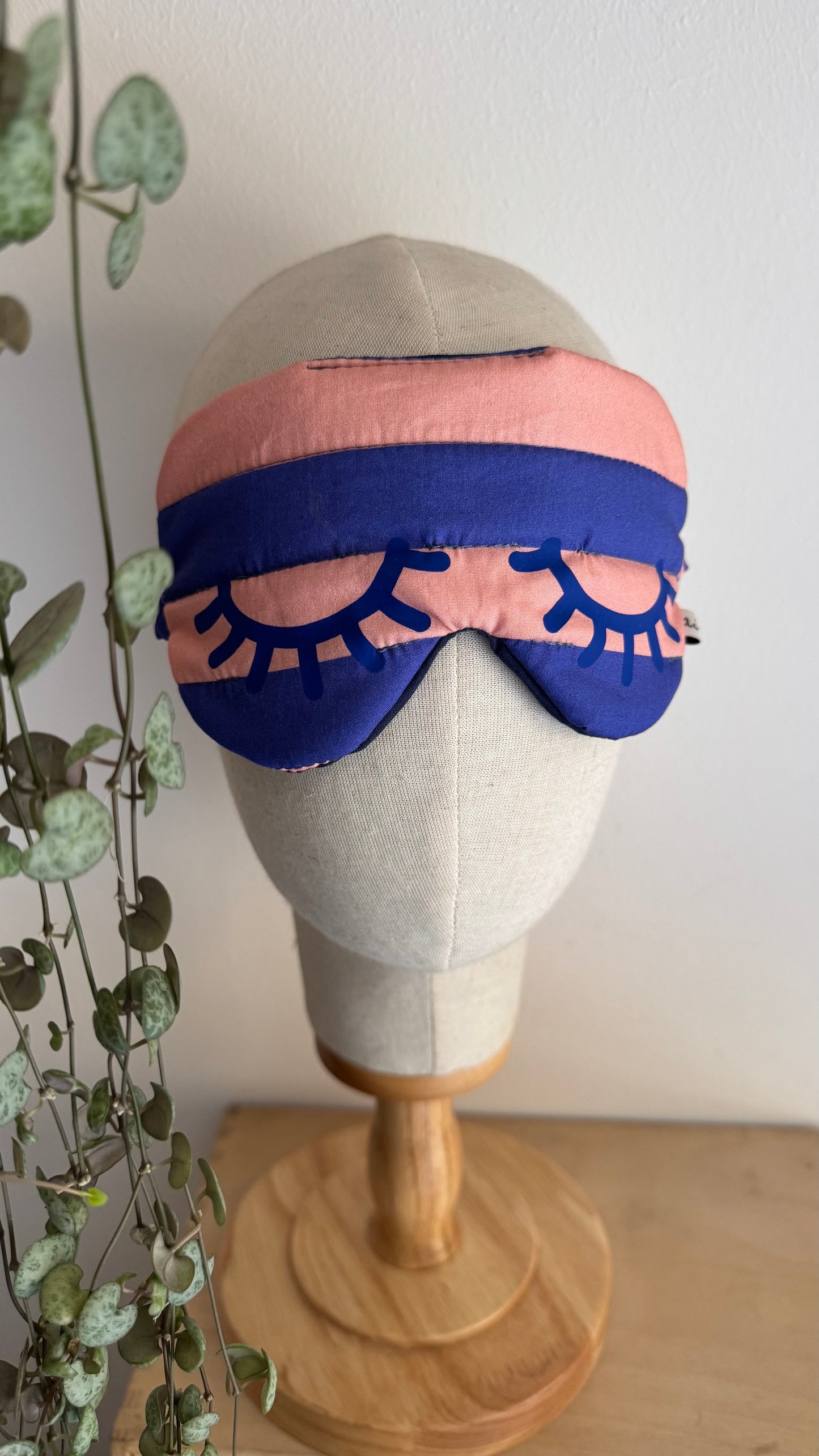 Nuvola (sleep mask) - Indaco & Rosa (Stripes)