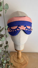 Carica l'immagine nel visualizzatore di Gallery, Nuvola (sleep mask) - Indaco & Rosa (Stripes)