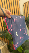 Carica l'immagine nel visualizzatore di Gallery, Gocce Pochette Maxi (idrorepellente) - Fenicotteri