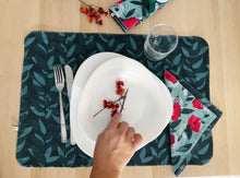 Carica l'immagine nel visualizzatore di Gallery, Tovaglietta americana - Papaveri e Soffioni