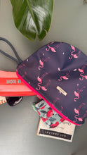 Carica l'immagine nel visualizzatore di Gallery, Gocce Pochette Maxi (idrorepellente) - Fenicotteri