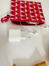 Load image into Gallery viewer, Pochette  - Geometrica rossa