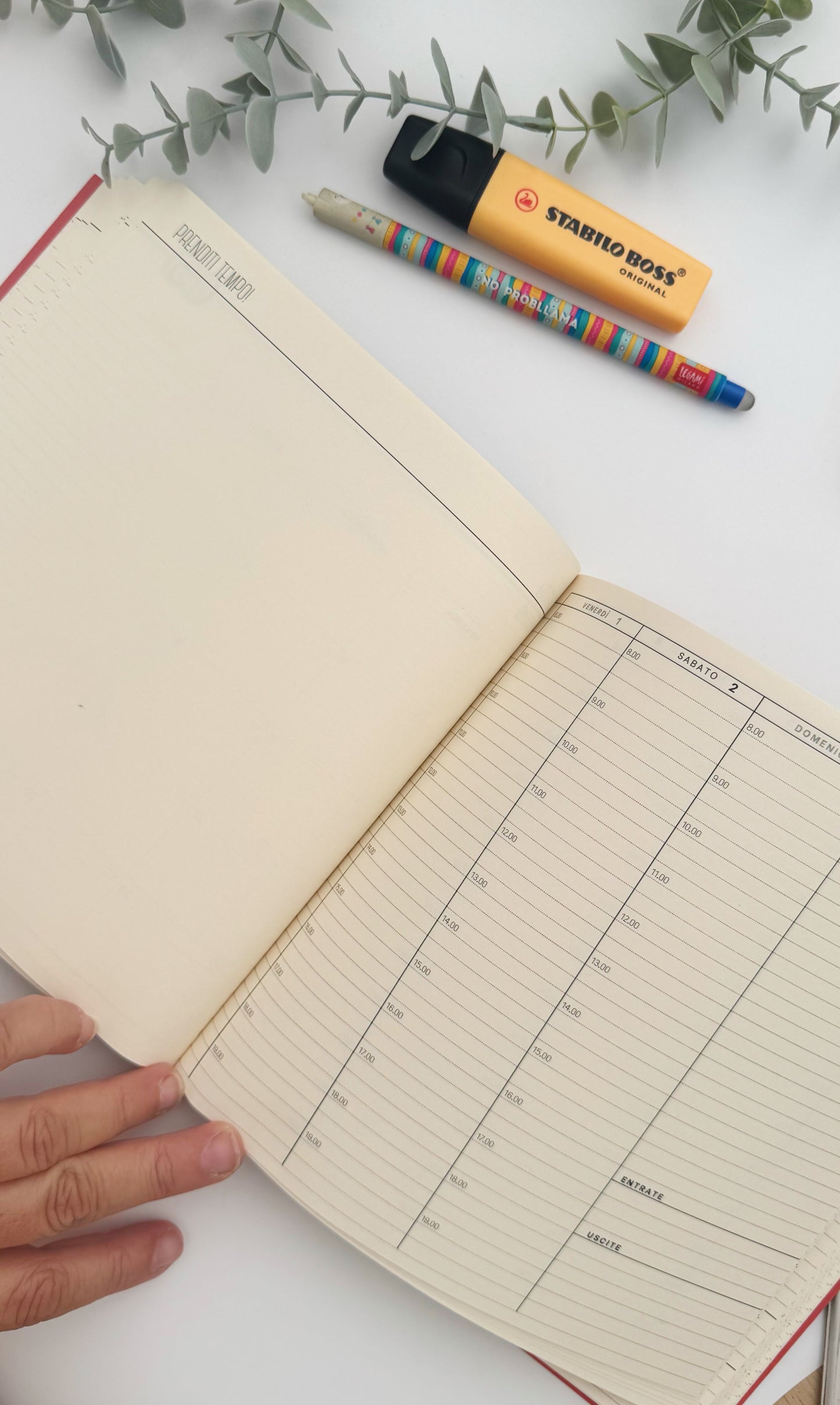 Agenda settimanale - Shitamachi