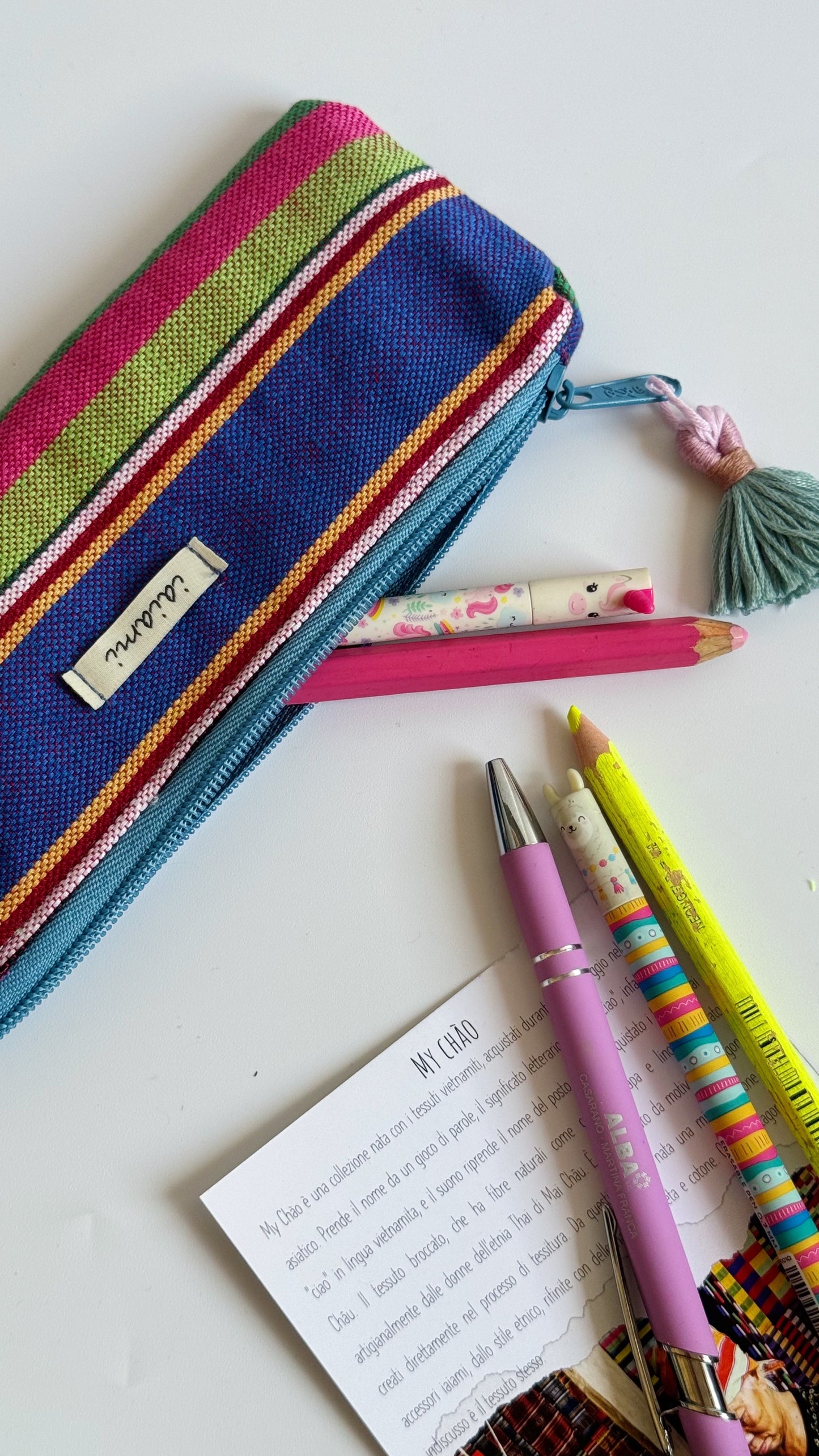 Astuccio - Righe Colorate