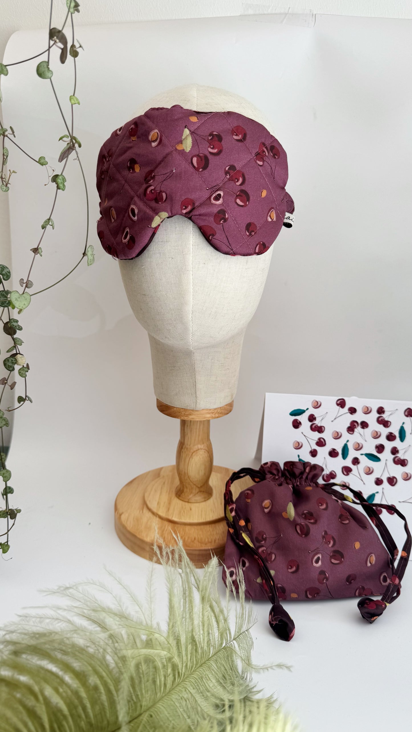 Nuvola (sleep mask) - Ciliegie Malva