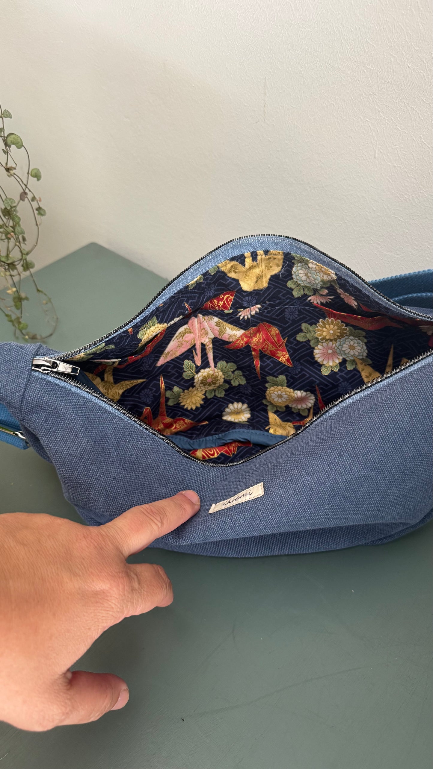 Moon Bag - Blue jeans /Origami (Nippori)