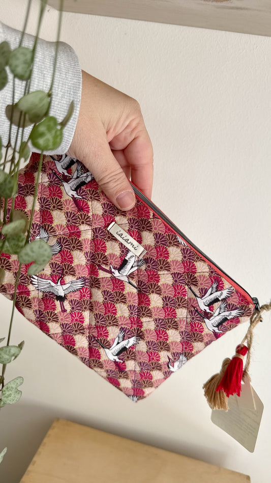 Pochette trapuntata - Airone ventagli (Nippori)