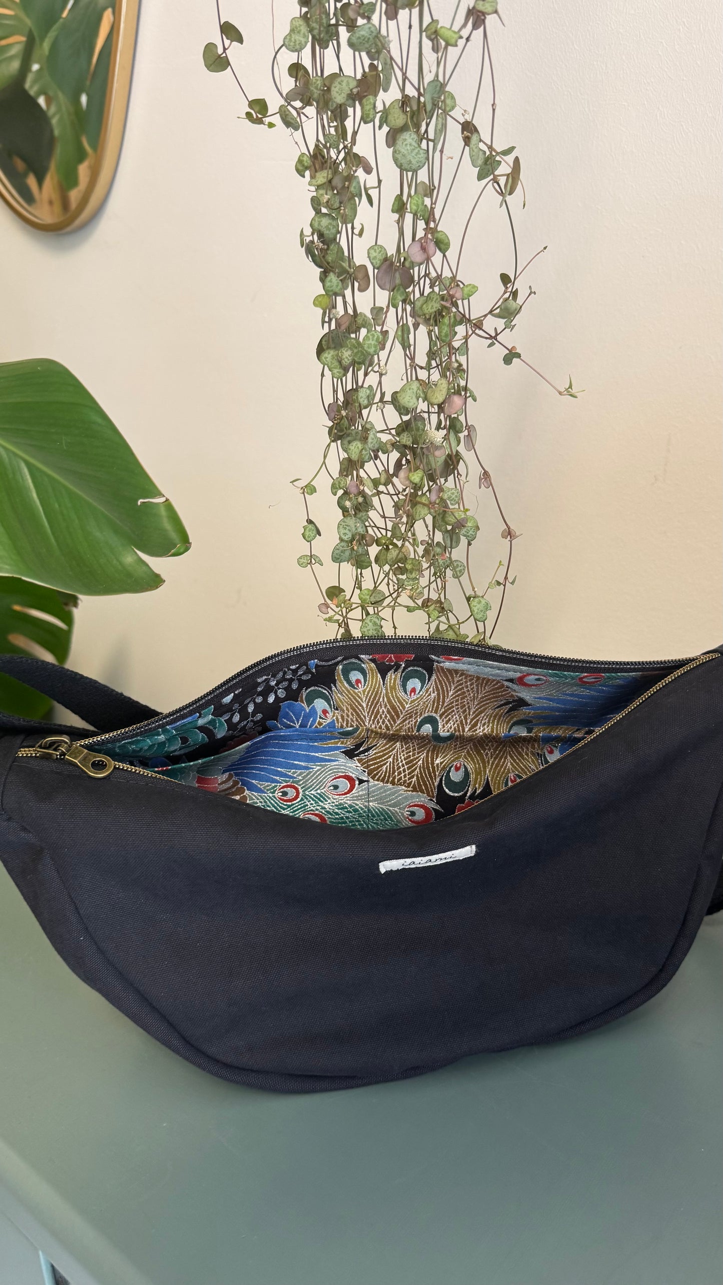 Moon Bag - nera /Airone (Nippori)