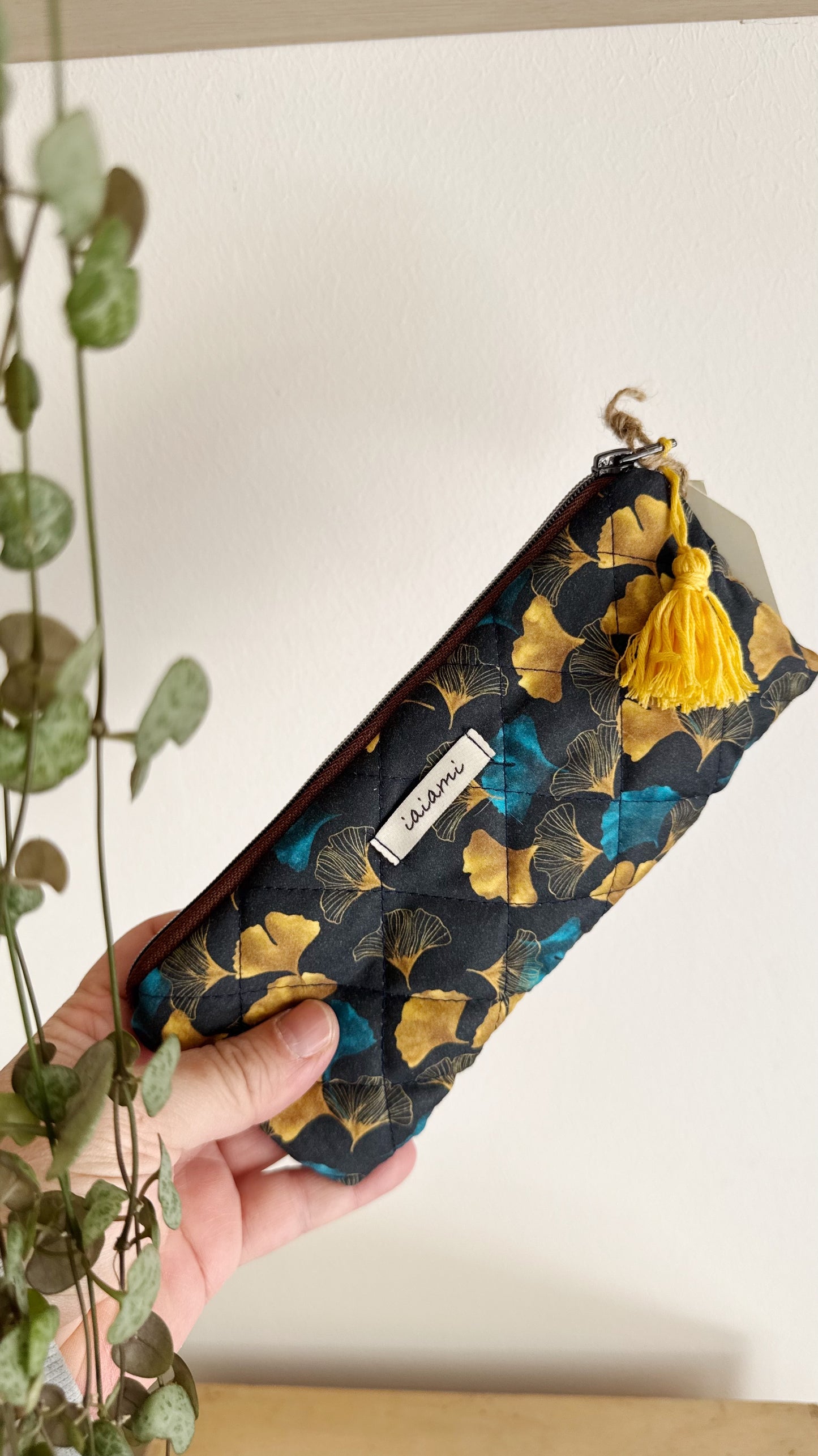 Astuccio trapuntato (Porta occhiali) - Gingko