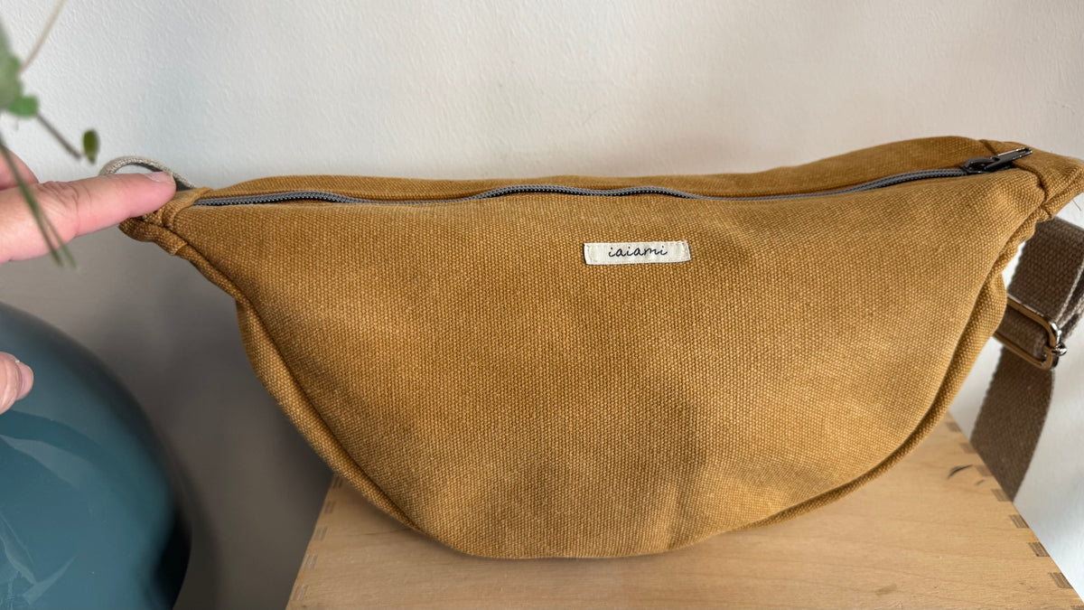 Moon Bag - Curry / Fiori Avana (Hanbok)