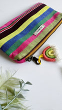 Load image into Gallery viewer, Pochette Mini - Righe a colori, arcobaleno arancione
