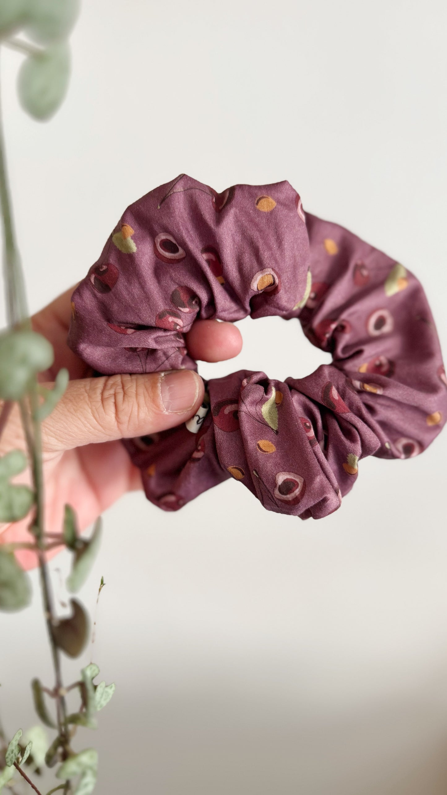 Scrunchie - Ciliegie Malva
