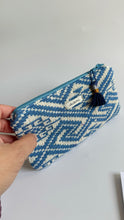 Load image into Gallery viewer, Pochette Mini - Geometrica blue
