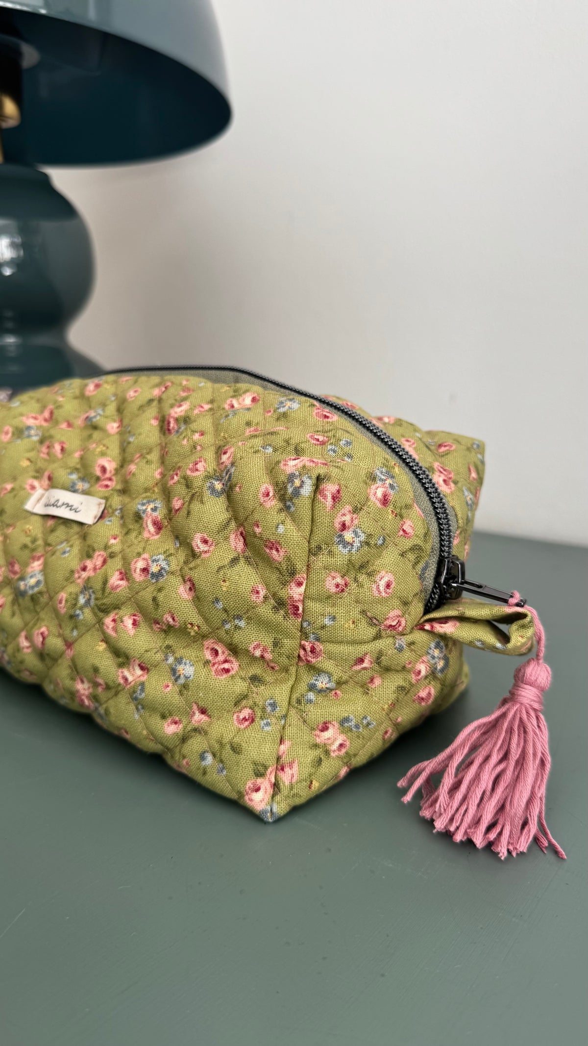 Cubotto trapuntato - Fiorellini Verde (Hanbok)