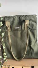 Load image into Gallery viewer, Tote Bag Tamalito - Verde militare /  Dragon
