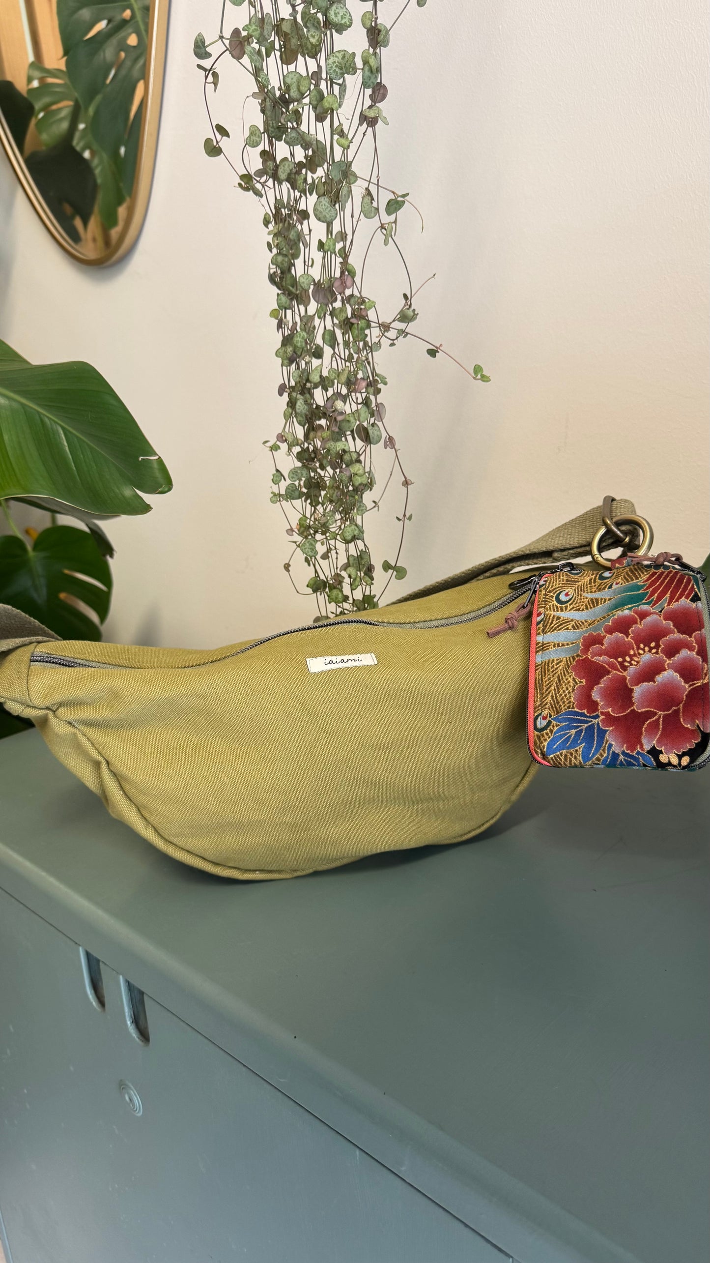 Moon Bag - verde acido /Airone (Nippori)