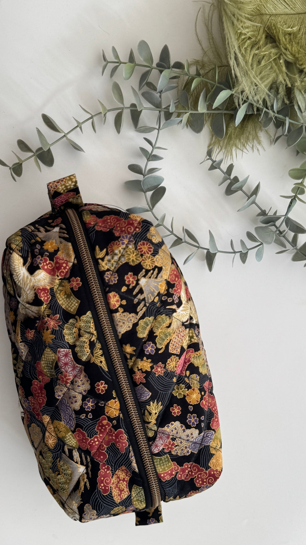 Cubotto trapuntato - black & gold (Nippori)