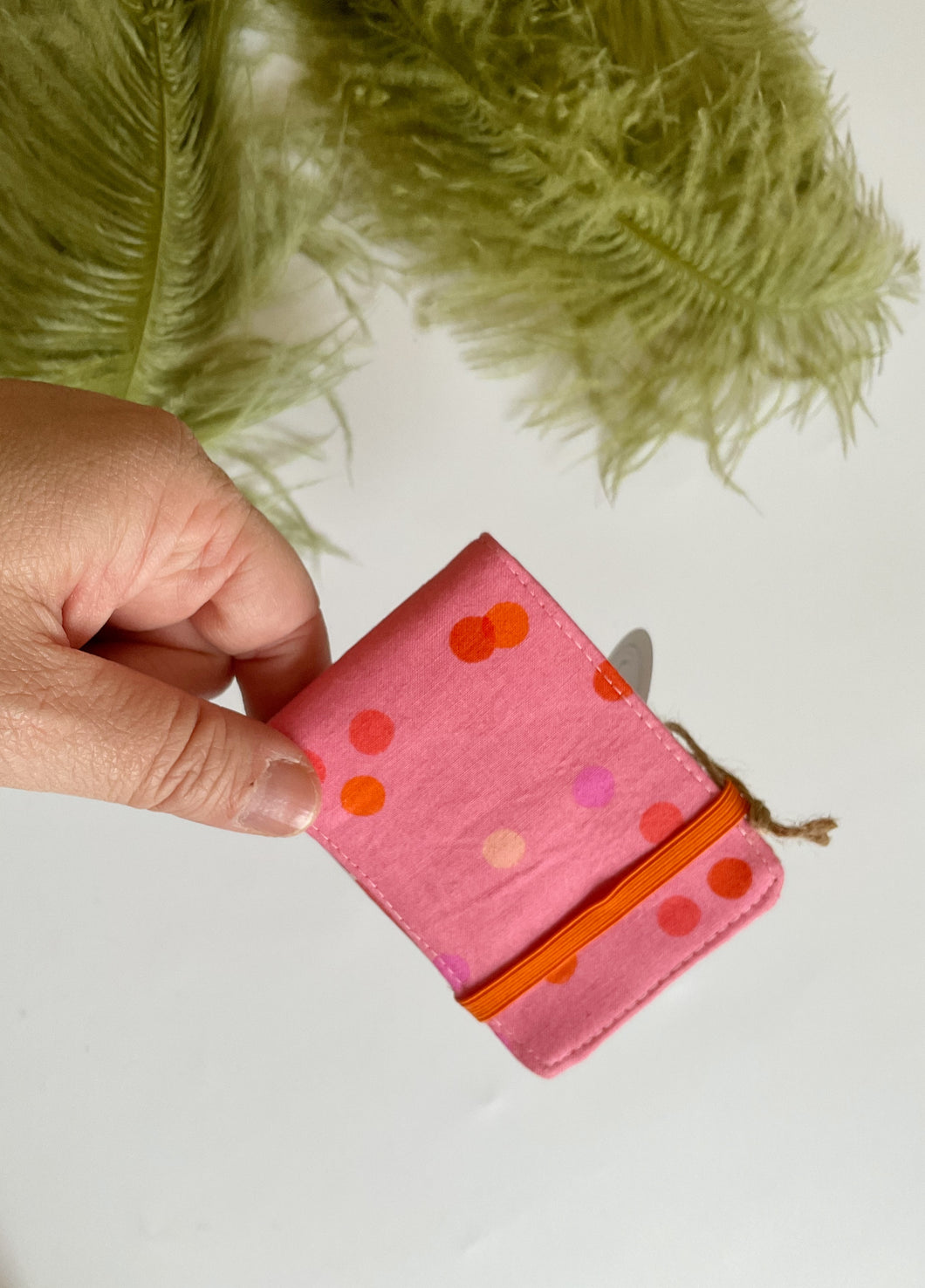 Pocket card  - Pois Rosa