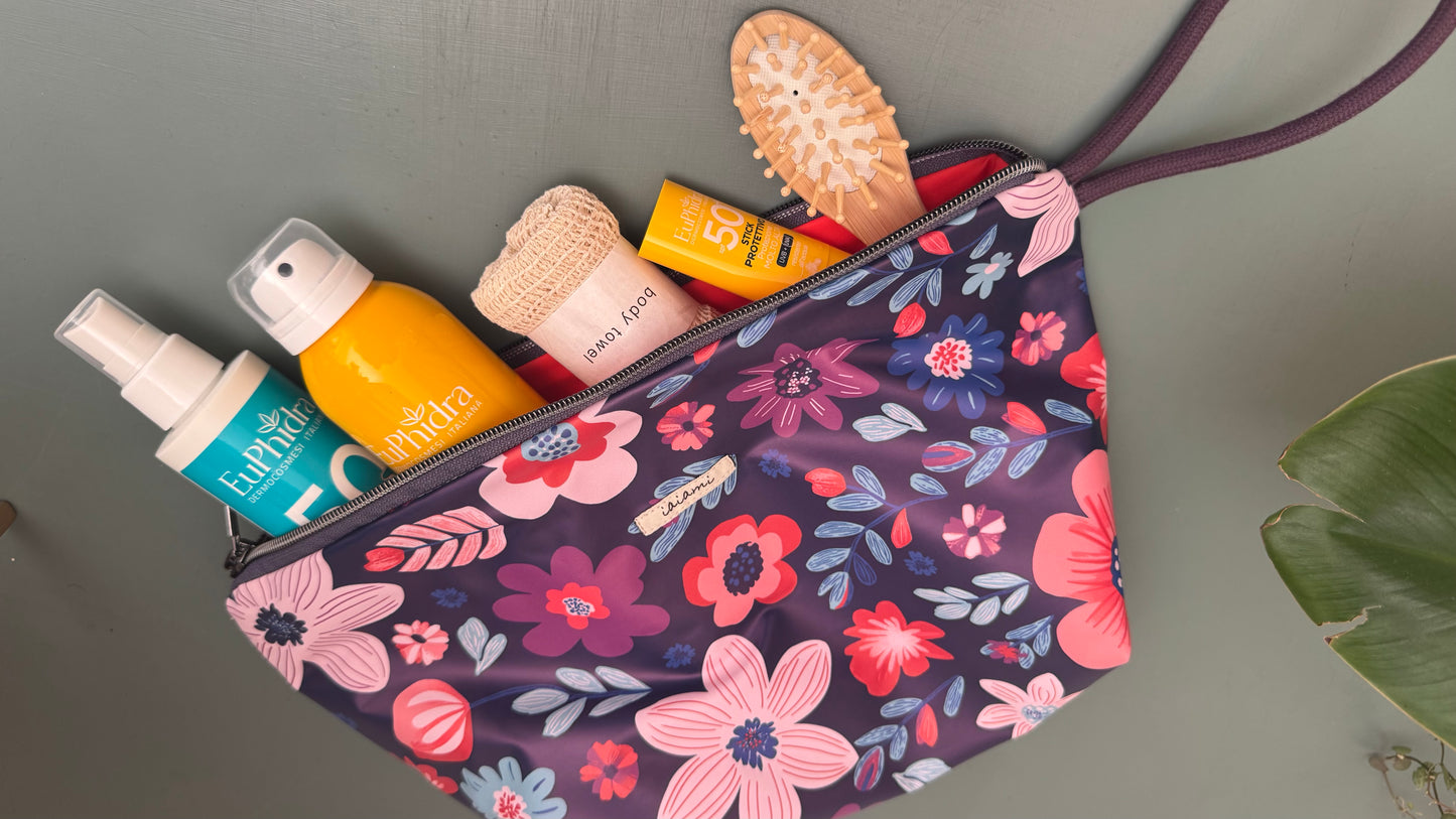 Gocce Pochette Maxi (idrorepellente) - Fiori