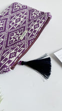 Carica l&#39;immagine nel visualizzatore di Gallery, Pochette Midi - Geometrica viola
