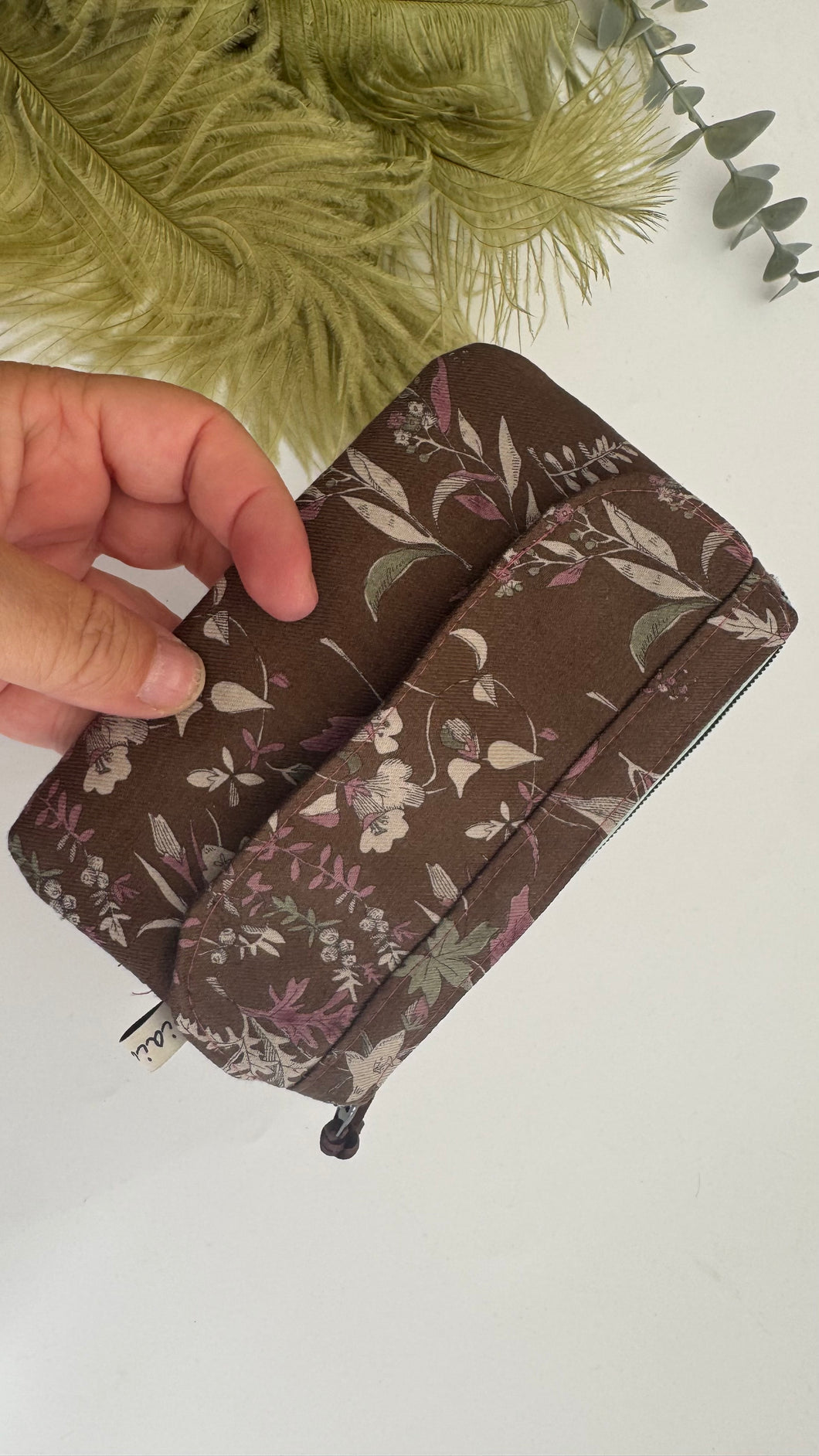 Pocket Pochette con tasca (Mini) - Brown (Nippori)