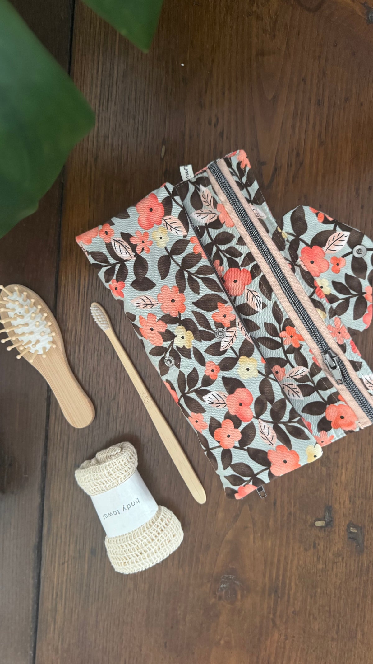 Beauty Burrito - Fiori Arancioni Grey (Hanbok)