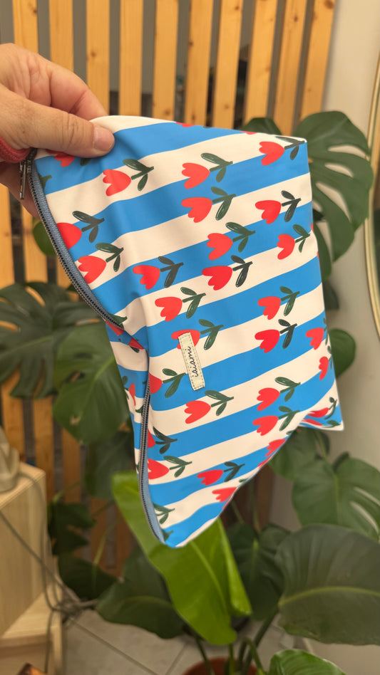 Gocce Pochette Maxi (idrorepellente) - Tulipani