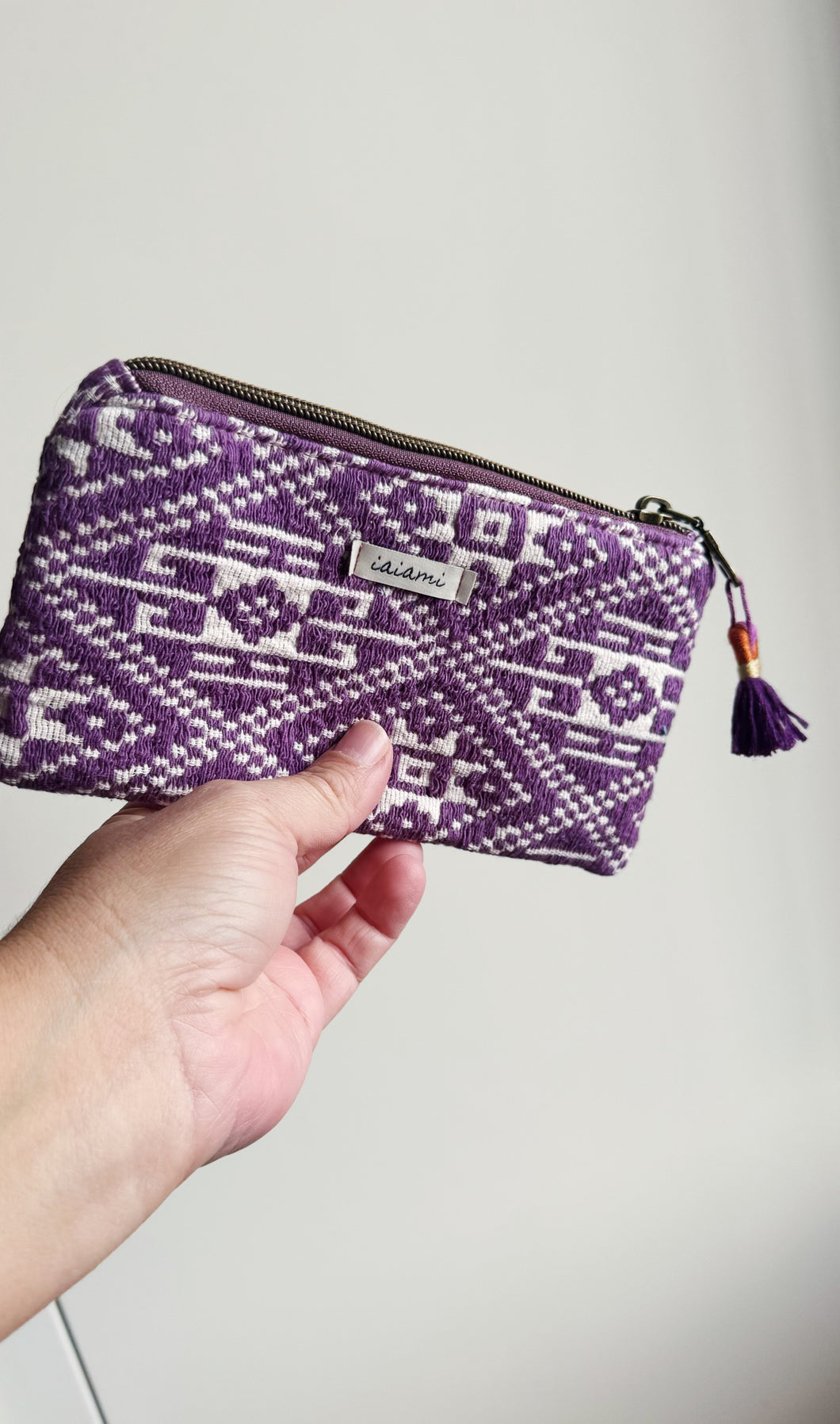 Pochette Mini - Geometrica viola