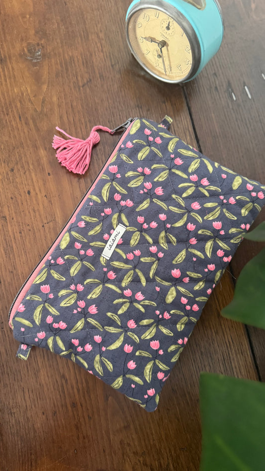 Pochette trapuntata Maxi - Boccioli Rosa (Hanbok)