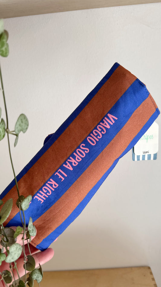 Beauty Burrito - Cammello & Indaco (Stripes)