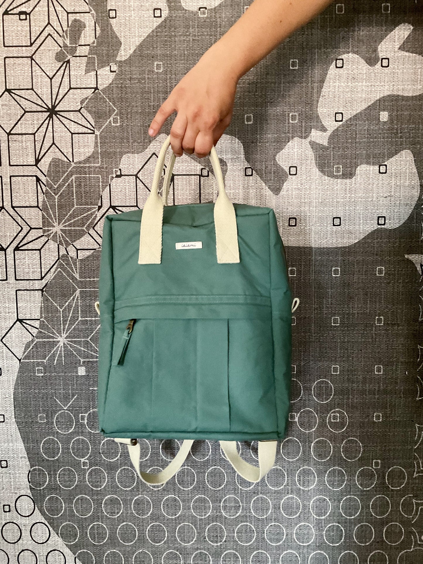 Zaino Tamalito (mini) - smokey green/80’s