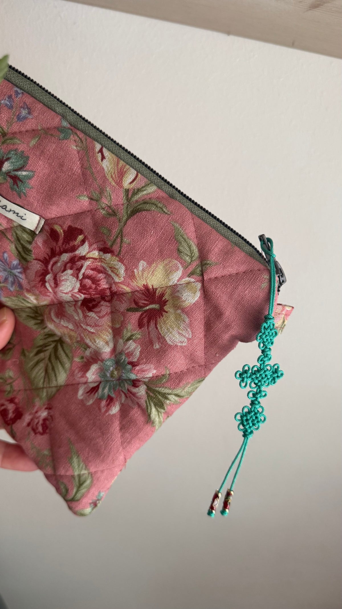 Pochette trapuntata Maxi - Rose con Maedeup nodino coreano(Hanbok) (Copia)